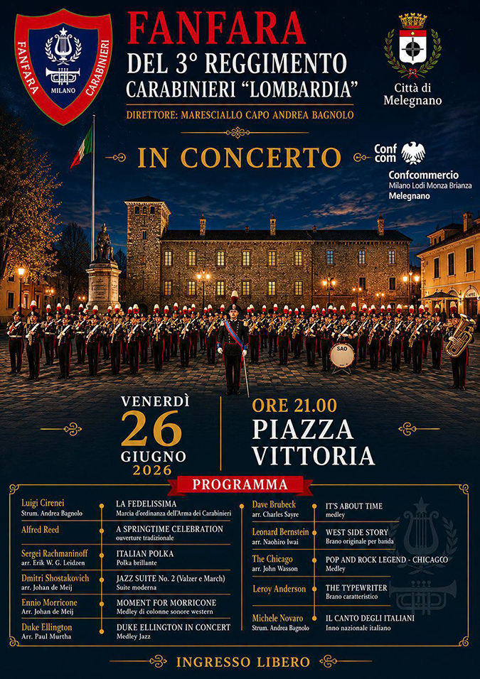 Melegnano fanfara carabinieri Melegnano fanfara carabinieri